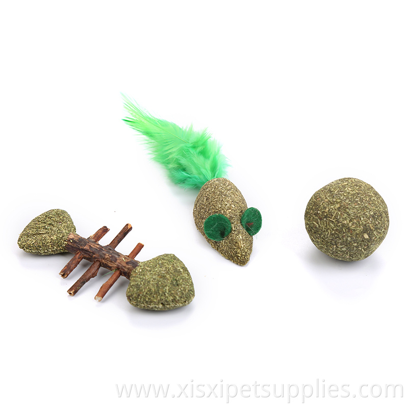 hot selling catnip fish ball and mouse cat toy